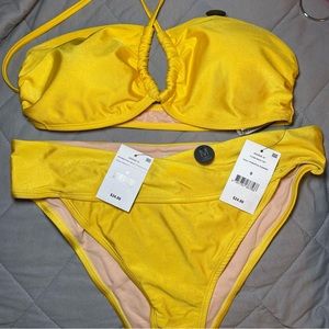 Yellow 2 piece bikini